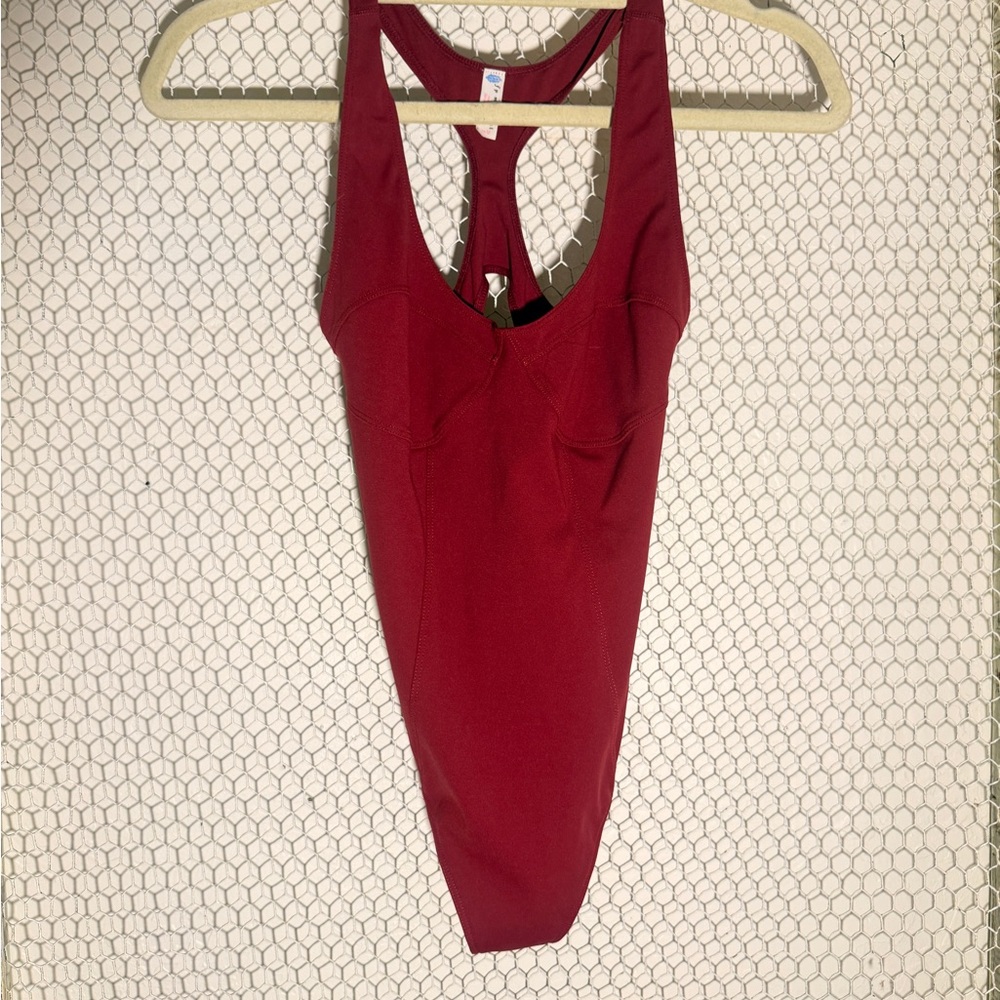 FP Movement by Free People Red Bodysuit